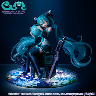 Lucrea(ルクリア) 機動戦士ガンダム45周年×初音ミク 初音ミク×ダブルオーガンダム