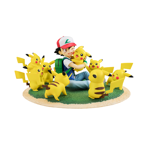 ポケットモンスター　サトシ&ピカチュウ（ピカチュウがいっぱいVer.)【プレミアムバンダイ特典 ピカチュウ♀つき】