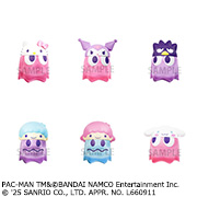パックマン×サンリオキャラクターズ ちびコレクトVol.2 クリアカラーver.