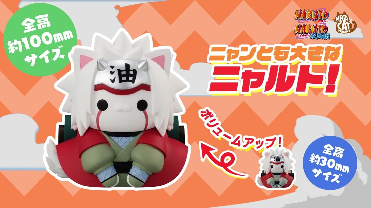 「NARUTO-ナルト-」のキャラクター達がみんなネコになっちゃった！？ニャンとも可愛いMEGA CAT PROJECTシリーズ展開中！