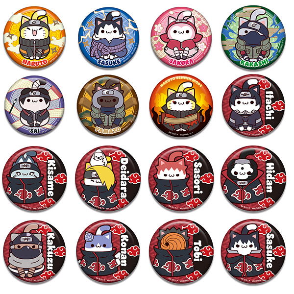 MEGA CAT PROJECT NARUTO-ナルト- 疾風伝 ニャルト! 缶バッジコレクション 2